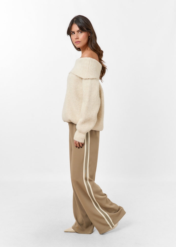 Ally broek taupe