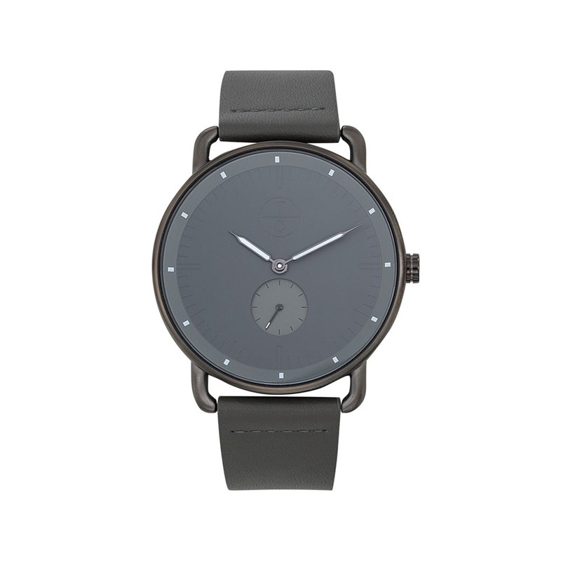 Montre Trendy Classic en Cuir Homme Gris