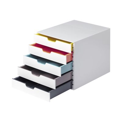 Durable Varicolor Mix - Module de classement 5 tiroirs - multicolore