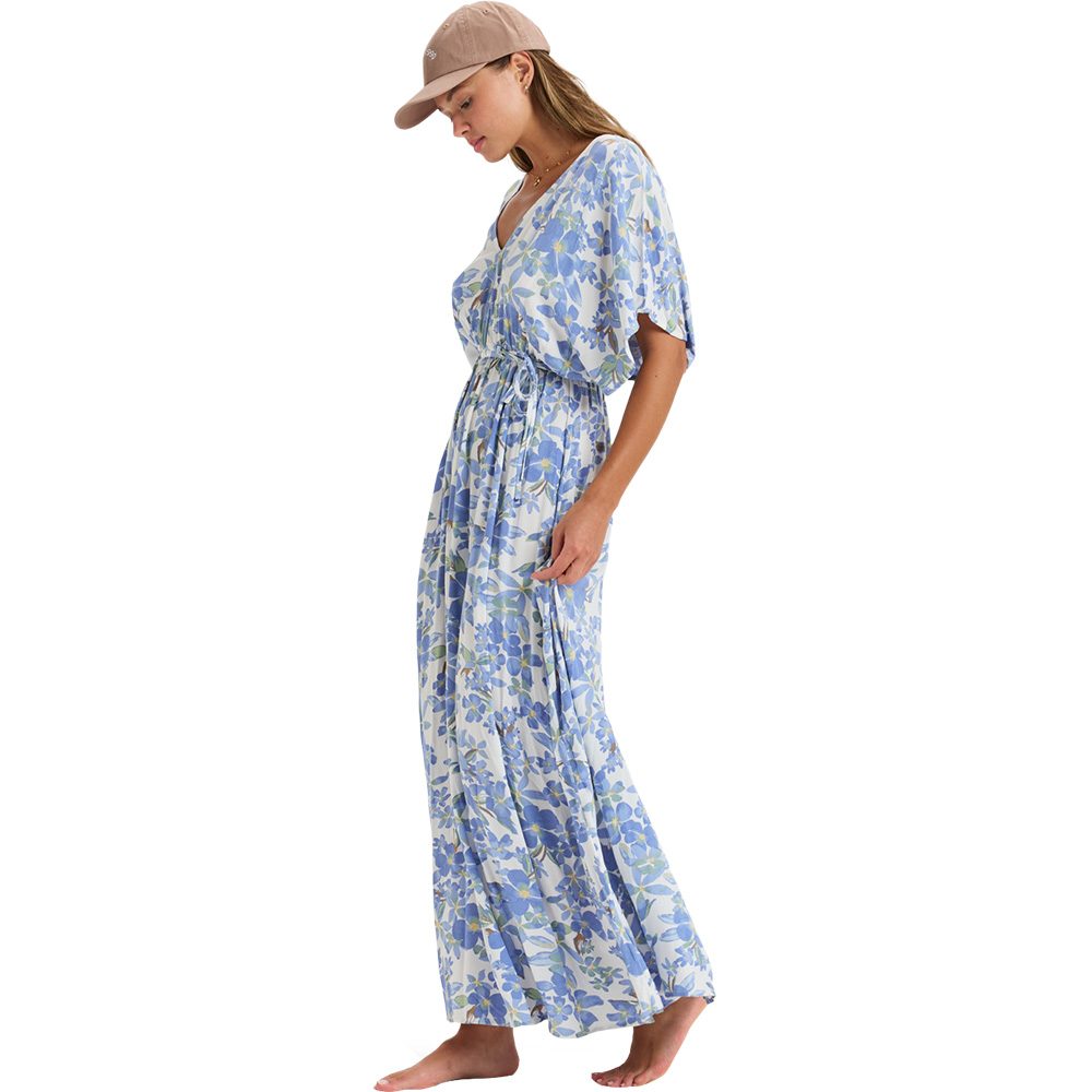 Roxy Sunburst Maxi Kleid Damen egret artsy floral