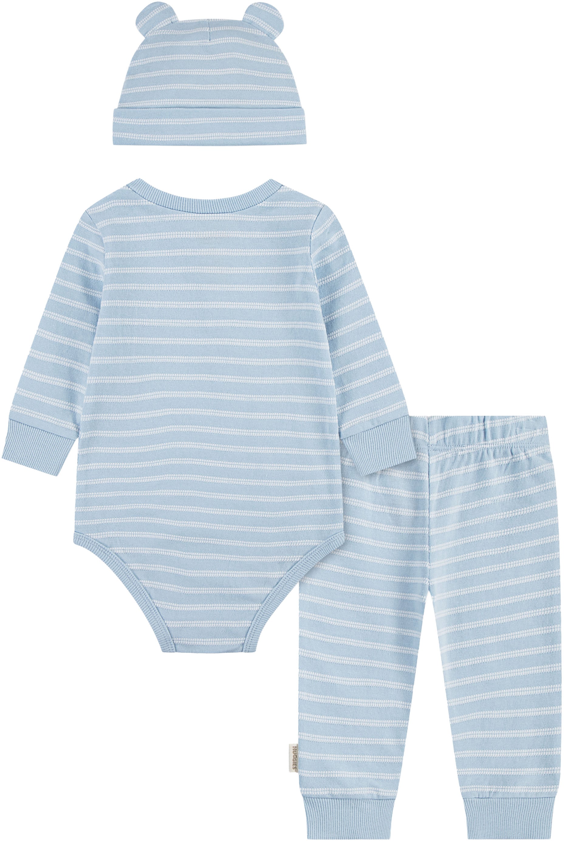 HUGGIES babywear Neugeborenen-Geschenkset »HUGB BODYSUIT PANT ATTACHMENT«, 3 Stk. aus Feinstrickqualität
