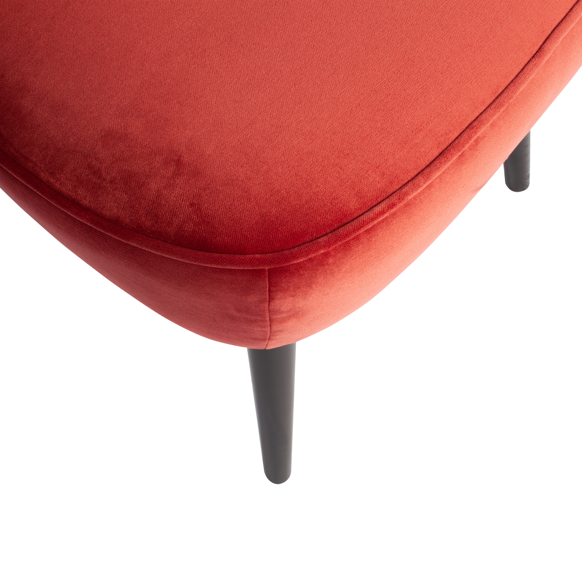 Fauteuil Sara Sara Fauteuil - Fluweel - Raspberry