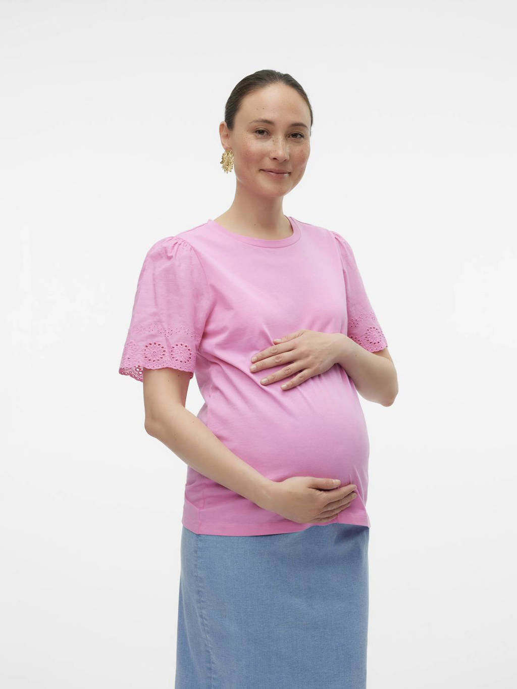 VERO MODA MATERNITY zwangerschapsblouse VMMEMILY roze