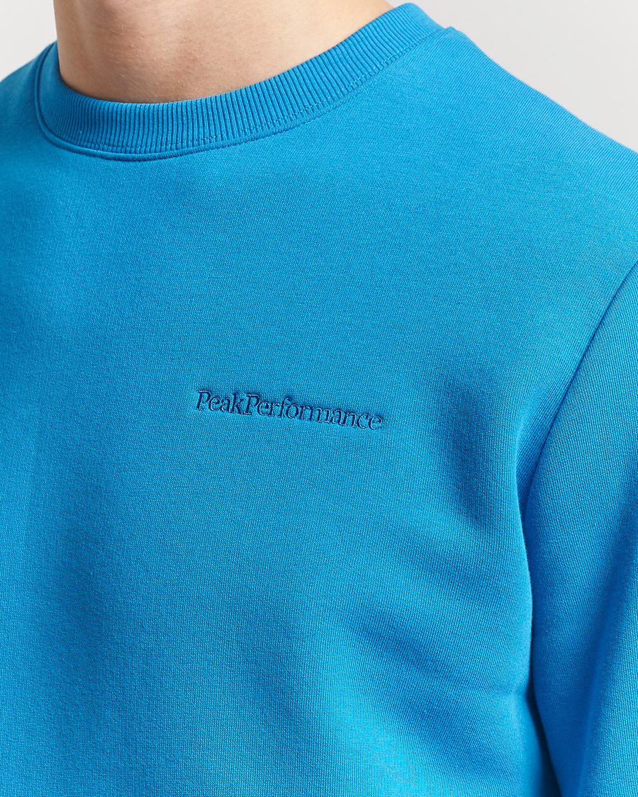 Peak Performance Original Crew Neck Sweatshirt Brilliant Blue