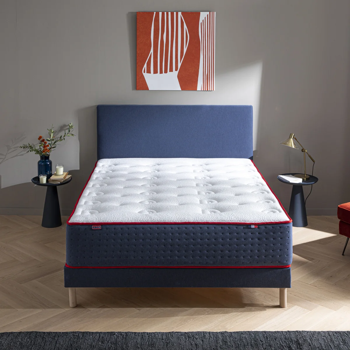 Ensemble - Matelas LE VERITABLE mi-ferme + sommier