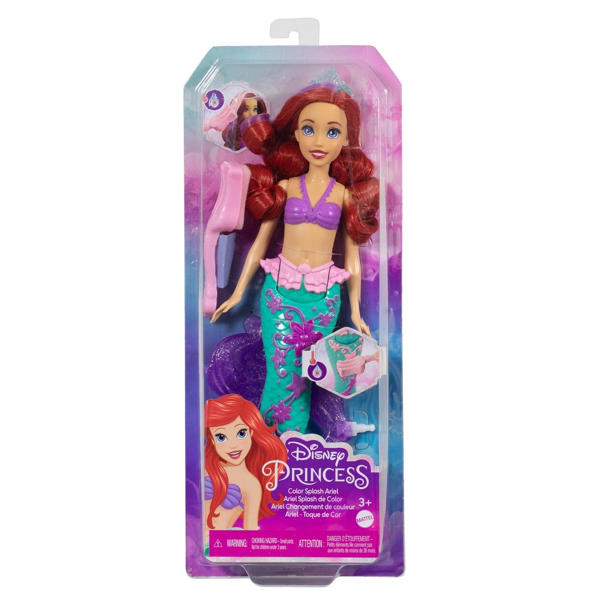Poupée Ariel Sirène couleurs fabuleuse