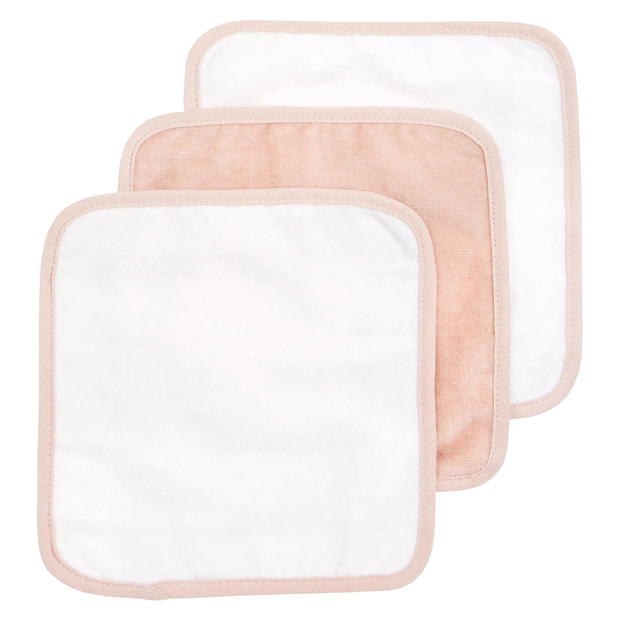 Petit Lem Ensemble Serviette de Bain et 3 Débarbouillettes - Lapins