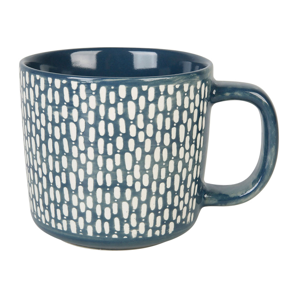 Mug grès ARTISTE bleu 25cl - LETHU