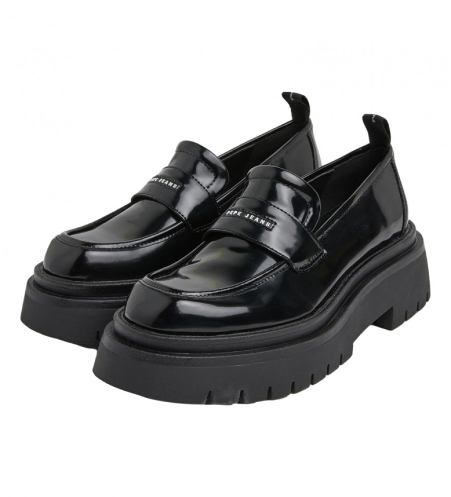 Mocassins pretos Pepe Jeans Queen Oxford
