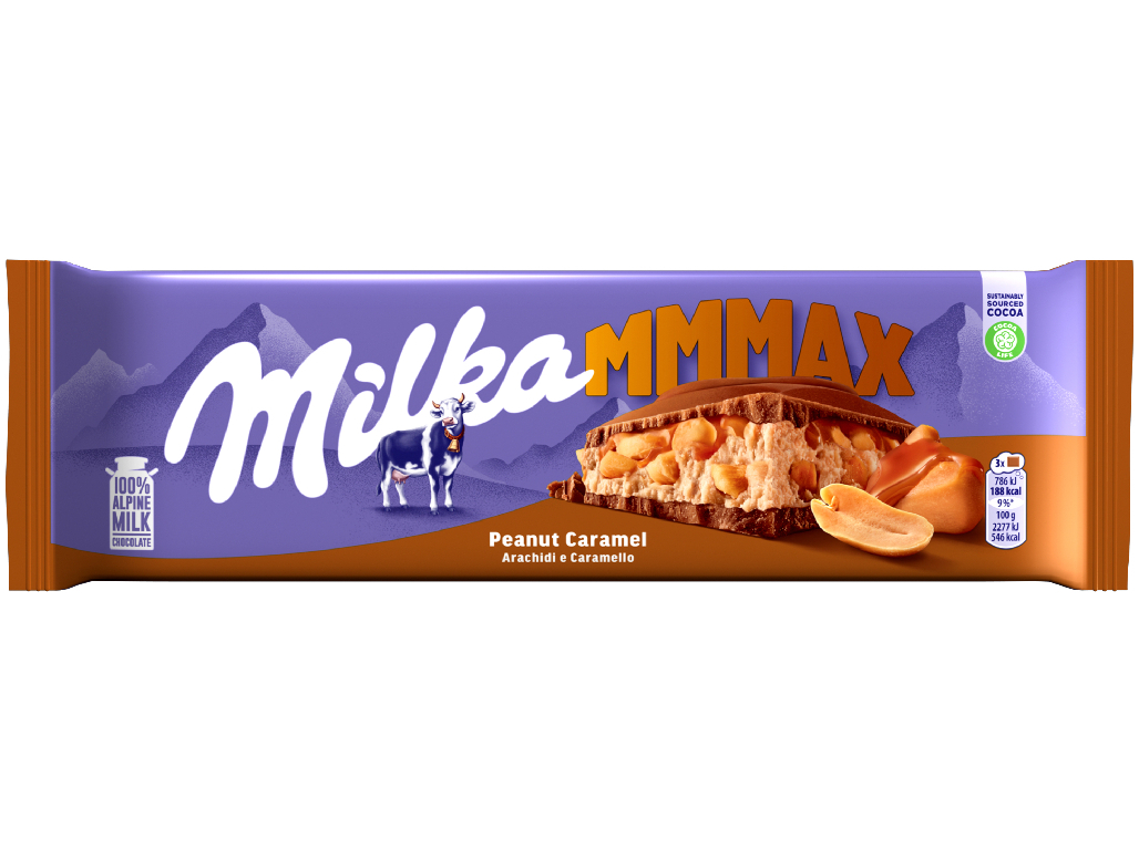 CHOCOLATE MILKA PEANUT CARAMEL 276G