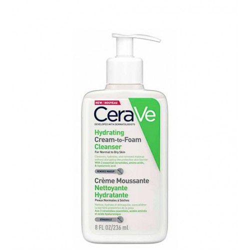 CeraVe Creme Espuma de Limpeza Hidratante 236ml
