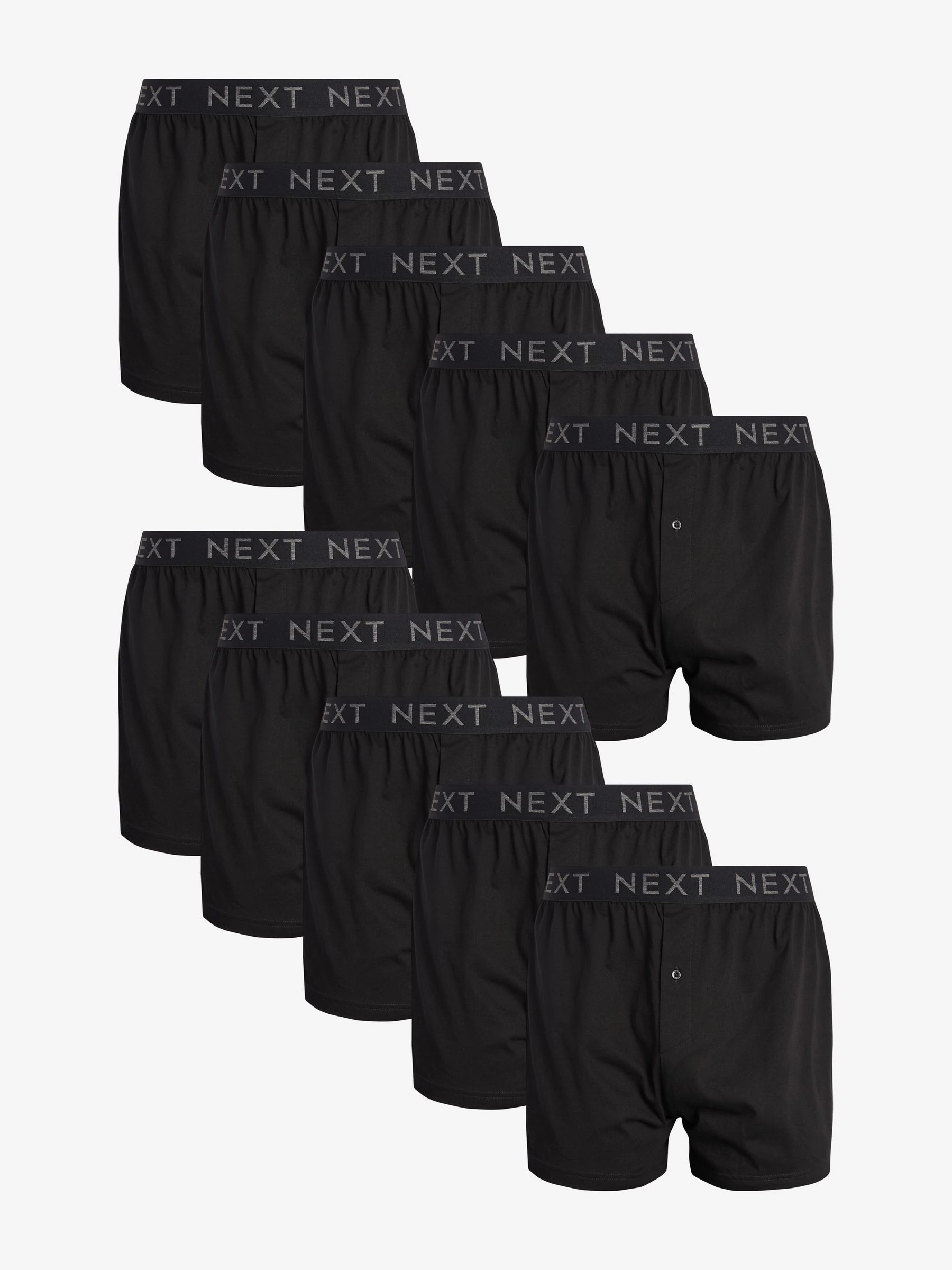 Zwart - Boxershorts met wijde pasvorm