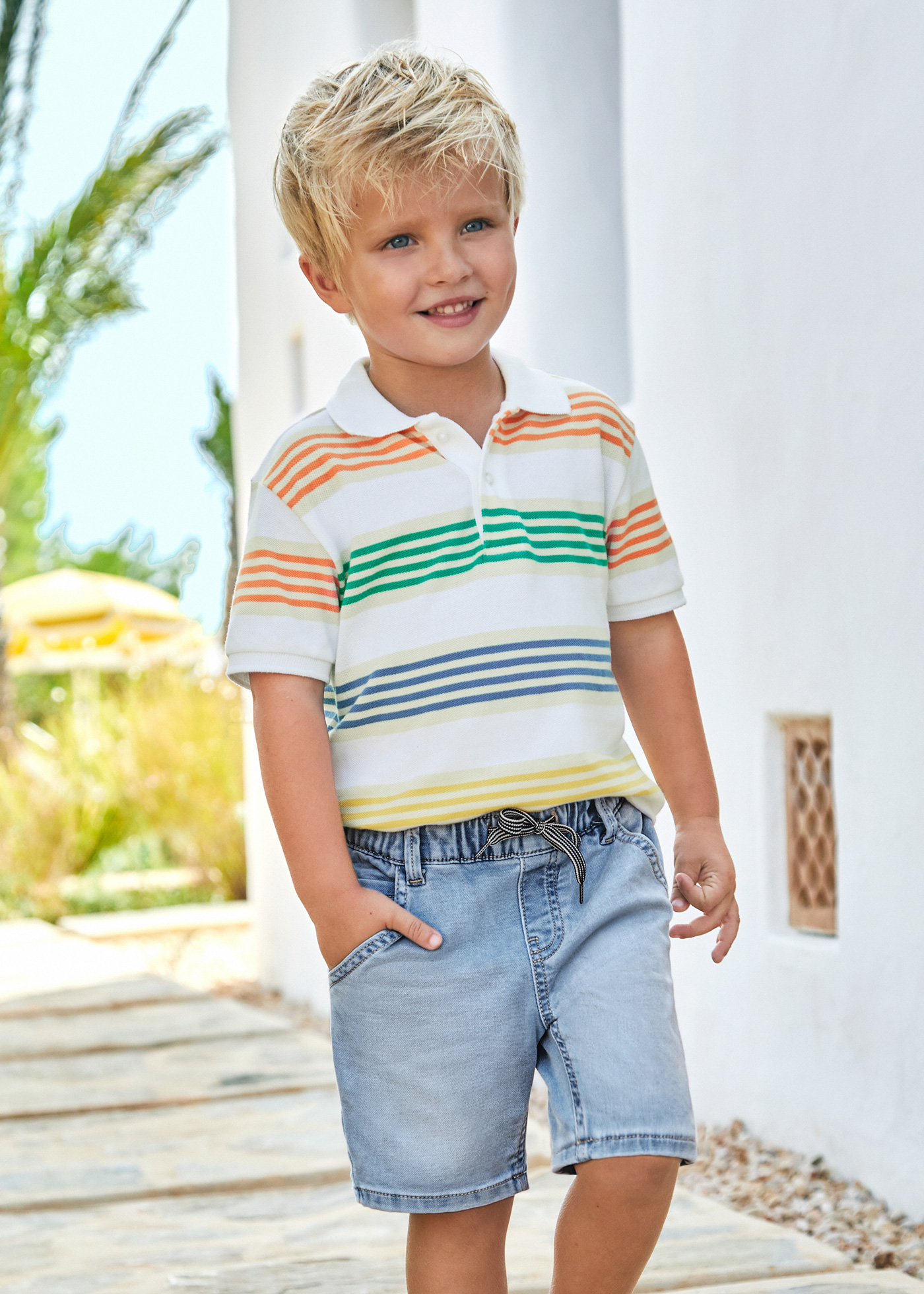 Shorts jeans Better Cotton para meninos
