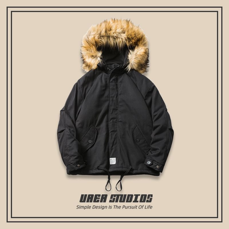 Chuoku - Gewatteerde parka met capuchon en rits