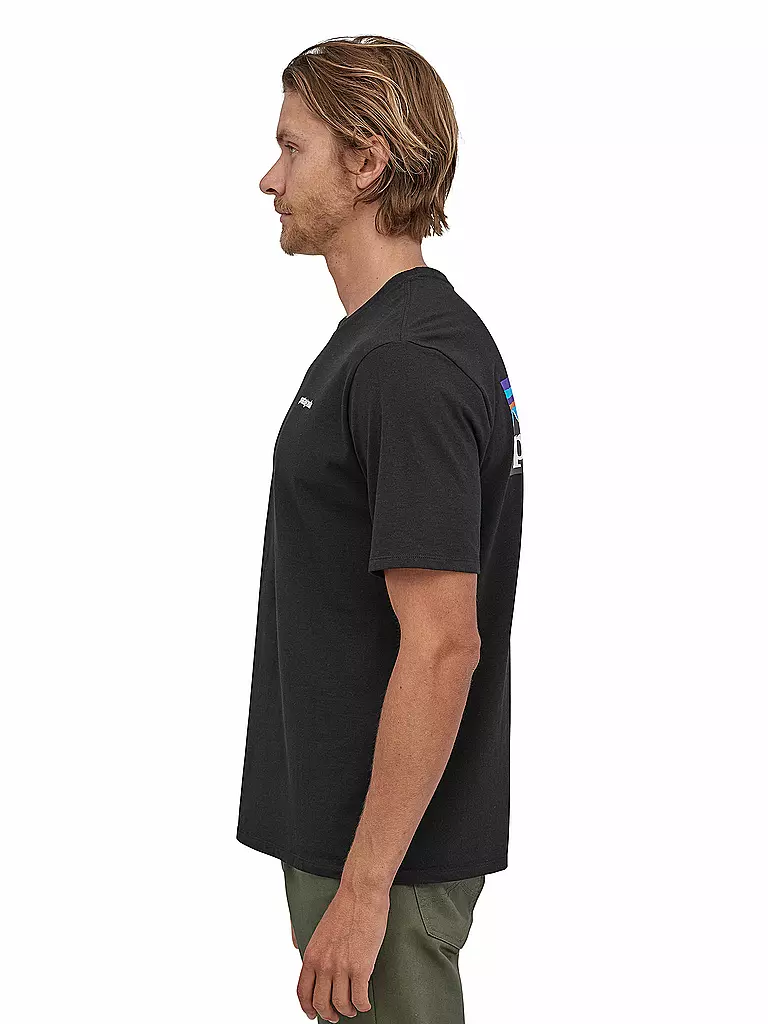 PATAGONIA T-Shirt M'S P-6 LOGO RESPONSIBILI-TEE schwarz