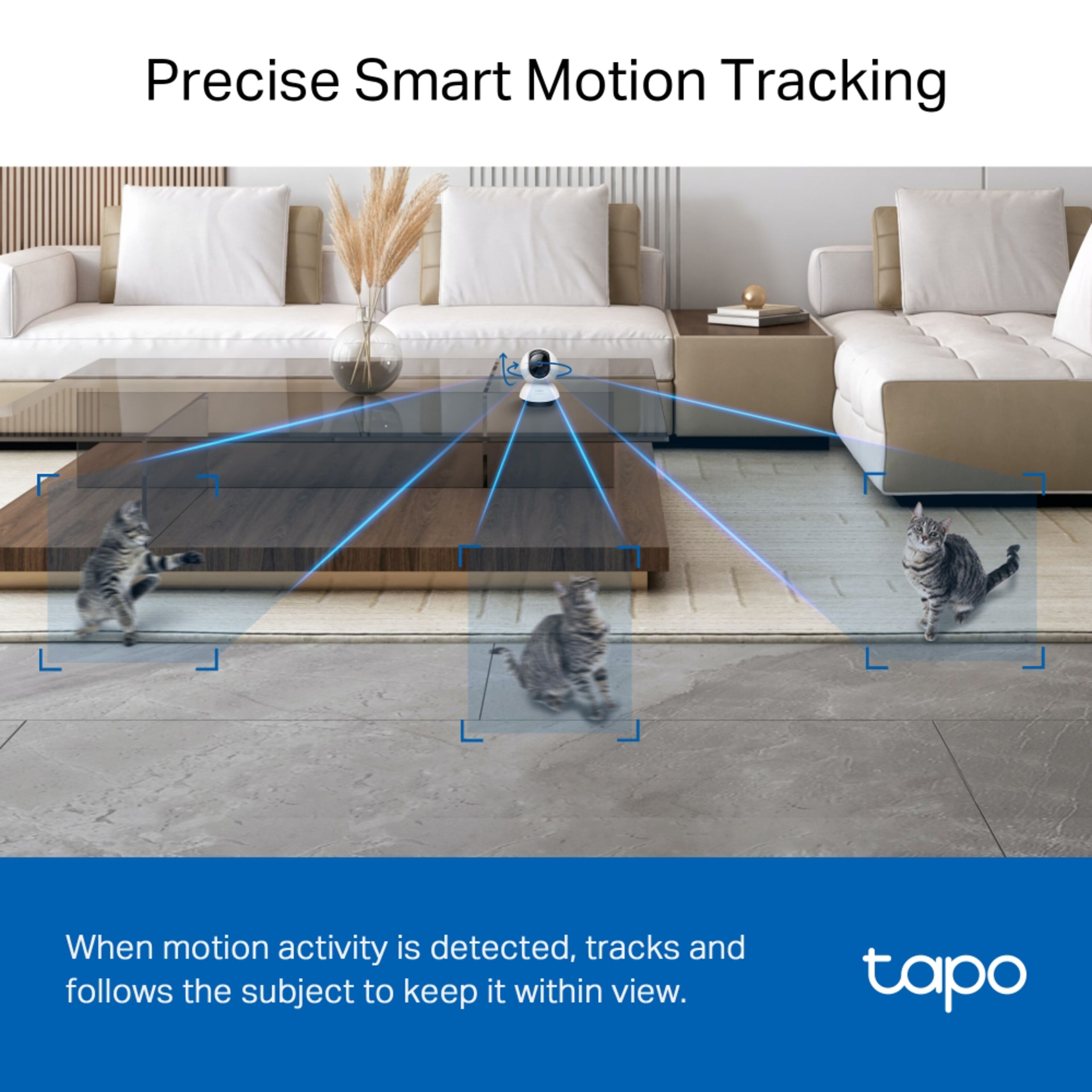 TP-link Tapo C220 Pan/Tilt AI Trådløst overvåkingskamera