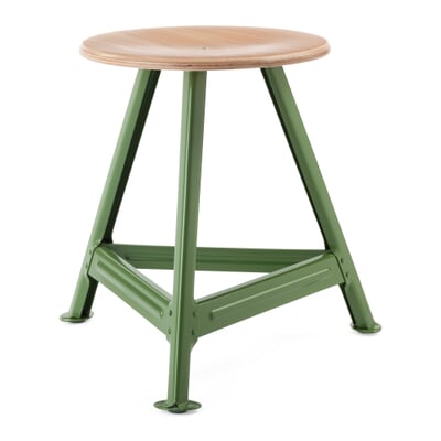 Hocker Chemnitz, klein, RAL 6011 Resedagrün