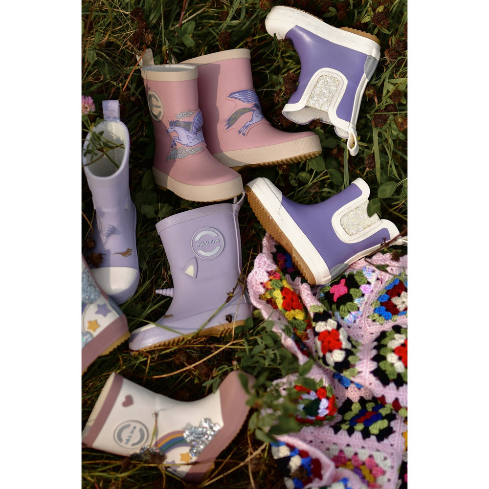 Køb Mikk-Line Lavender Aura Unicorn 3D Gummistøvler