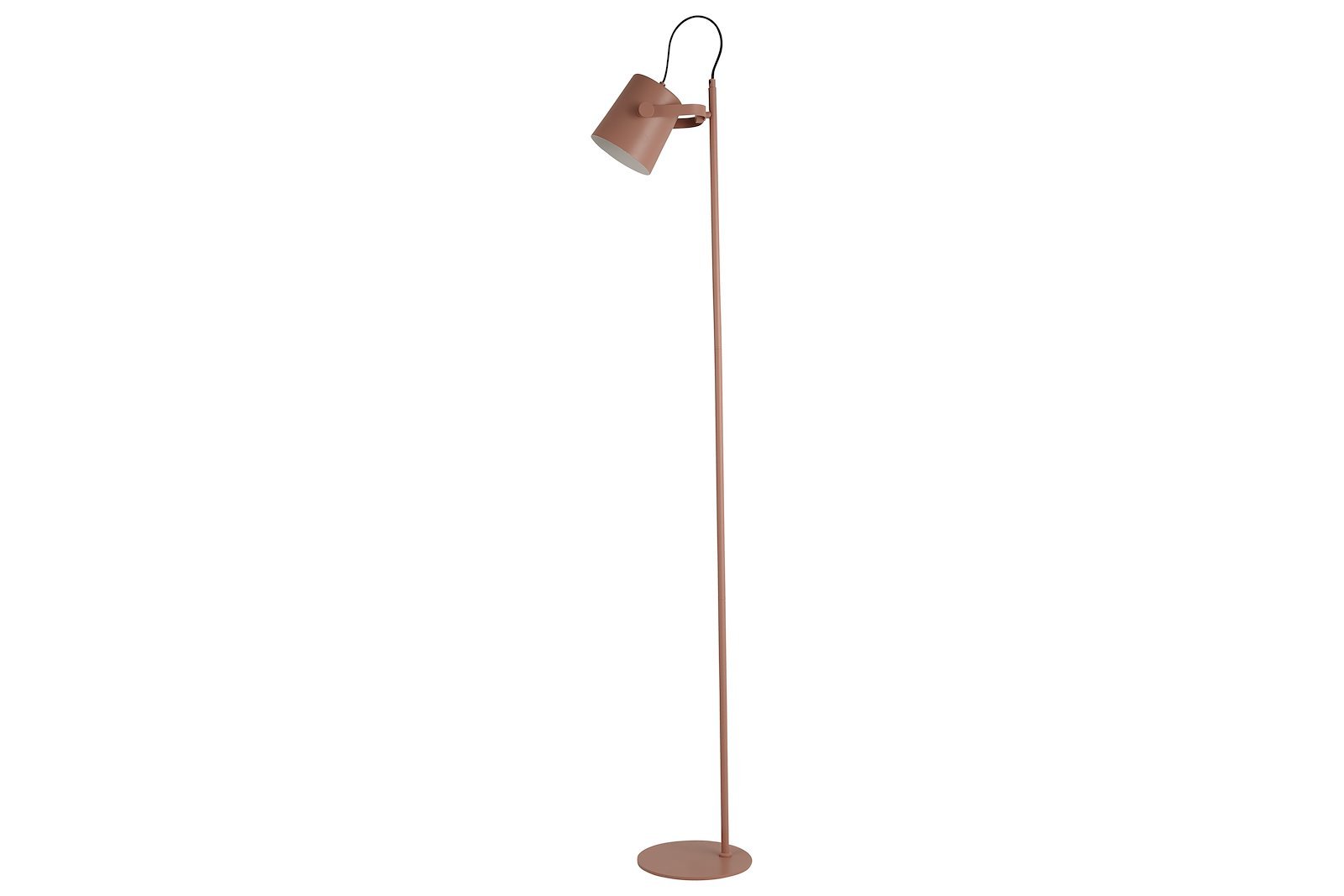 Barnsley gulvlampe Rosa farget med ledning og bryter E27 Max 28W