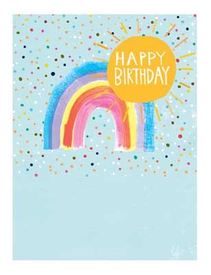 Rainbow Happy Birthday Card