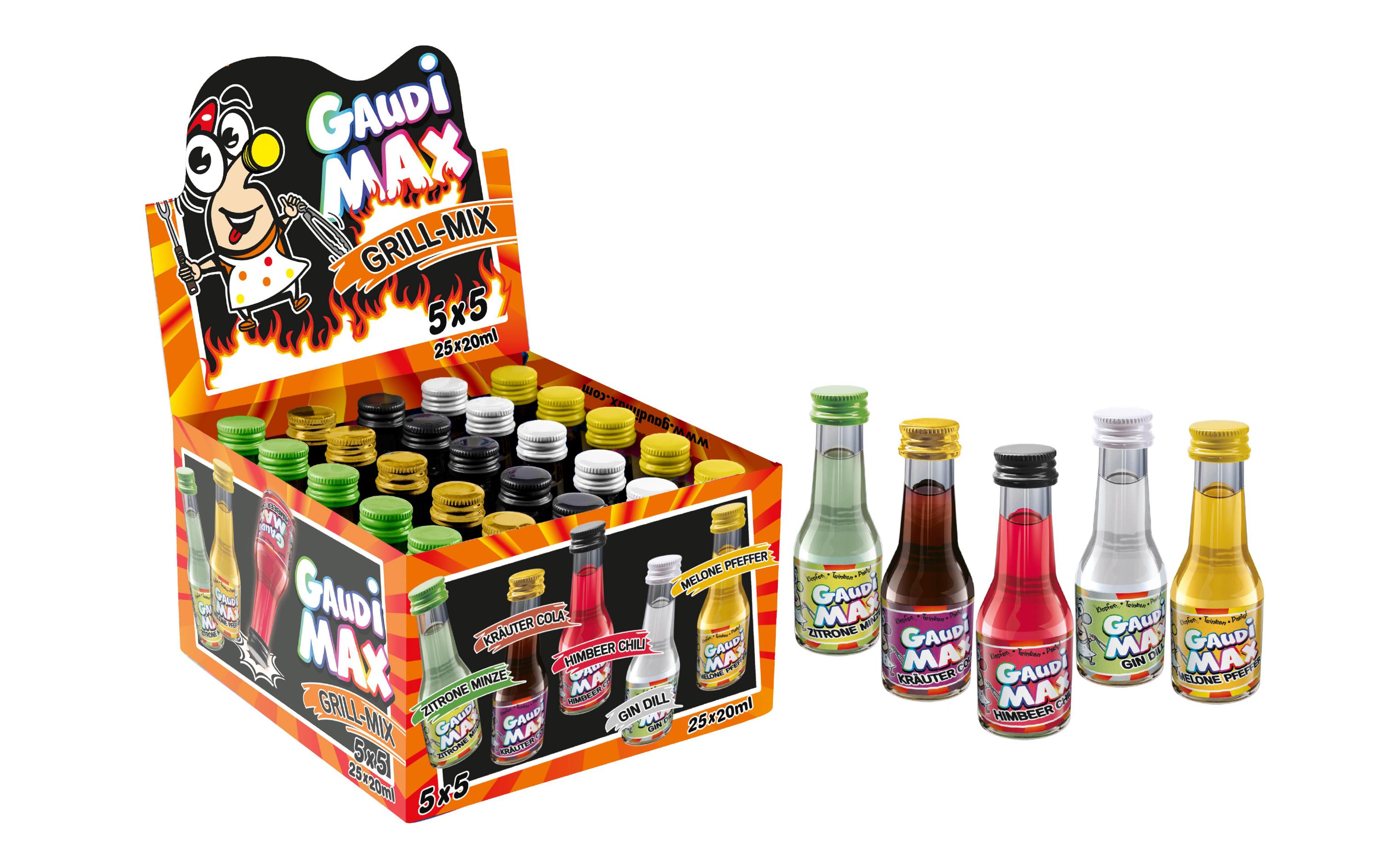 Grill Mix 25 x 0.02 lAromatische Spirituose in Mini-Form