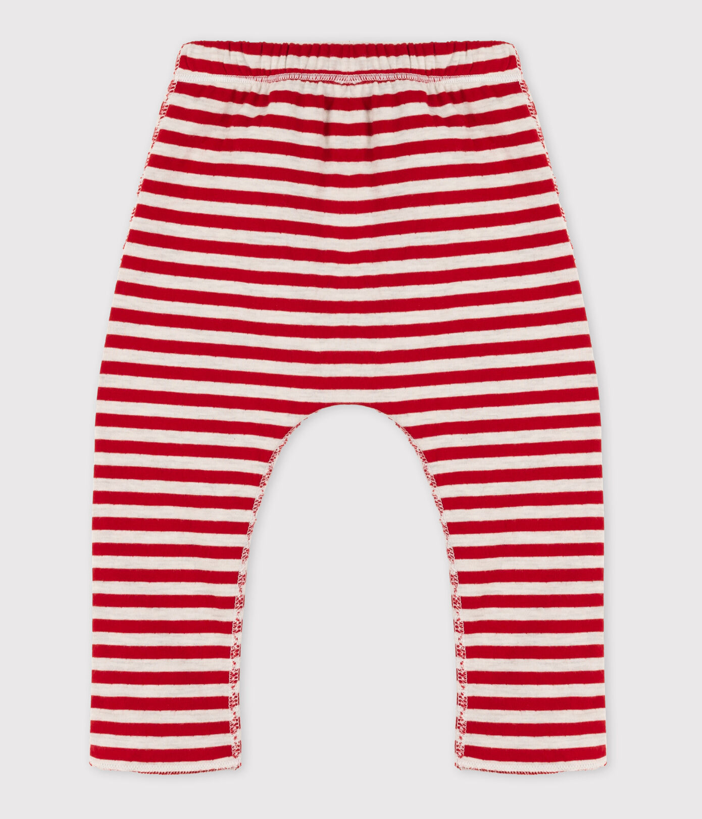 Pantalon bébé rayé en tubique