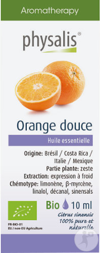 Physalis Orange Douce Huile Essentielle Bio Flacon 30ml
