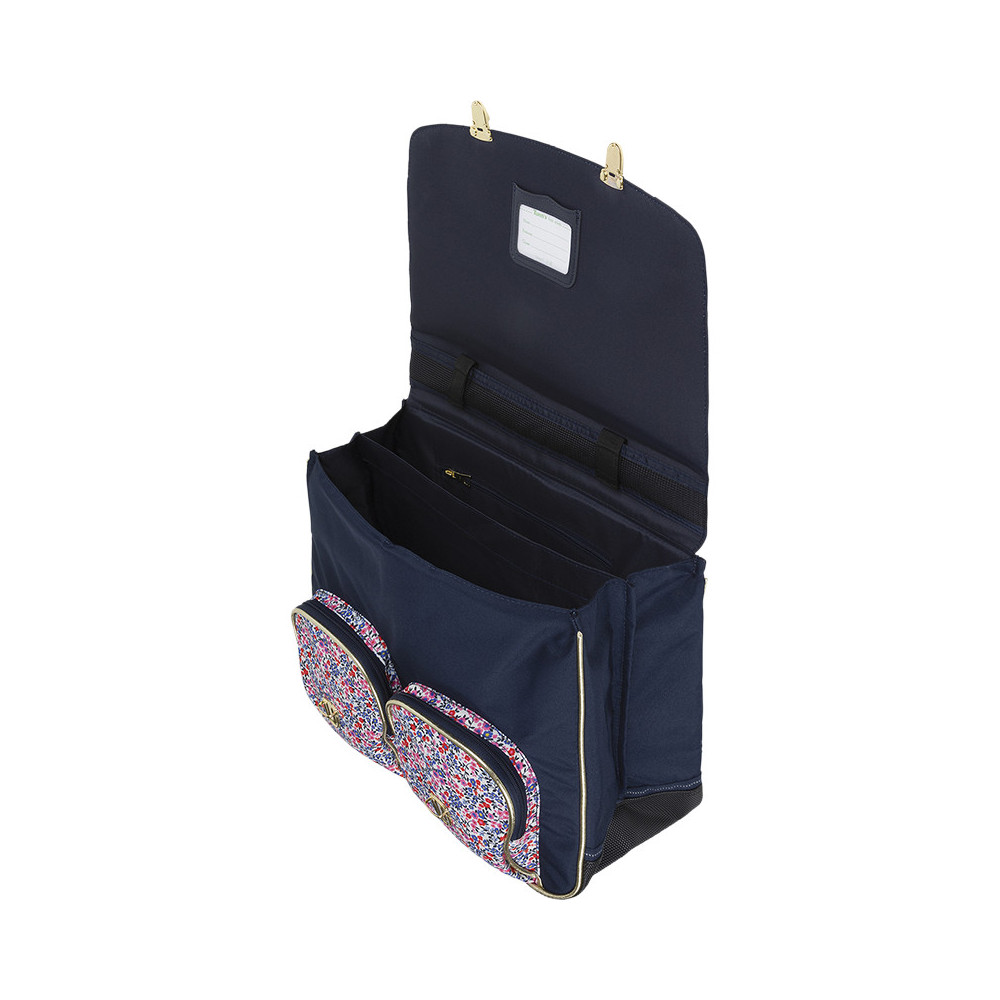 Cartable Jeanne bicolore