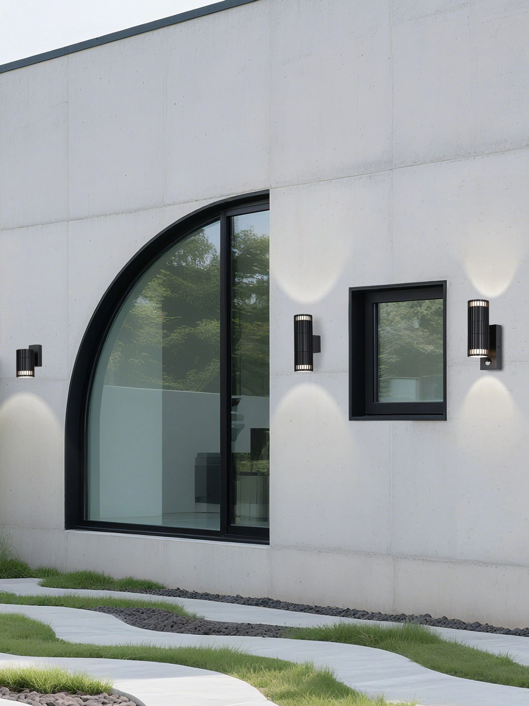 Searchlight 2 Light Outdoor Wall Light