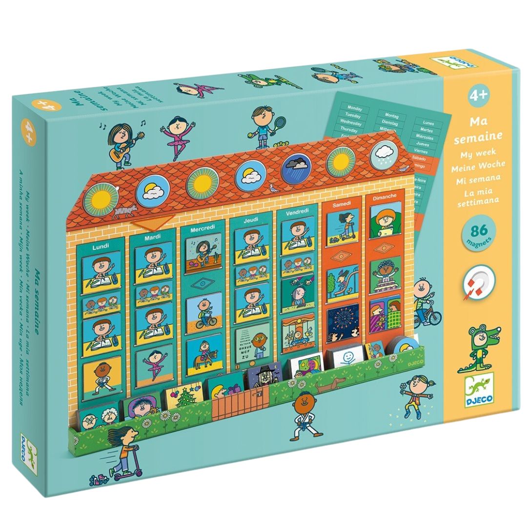 Djeco magneetbord weekplanner