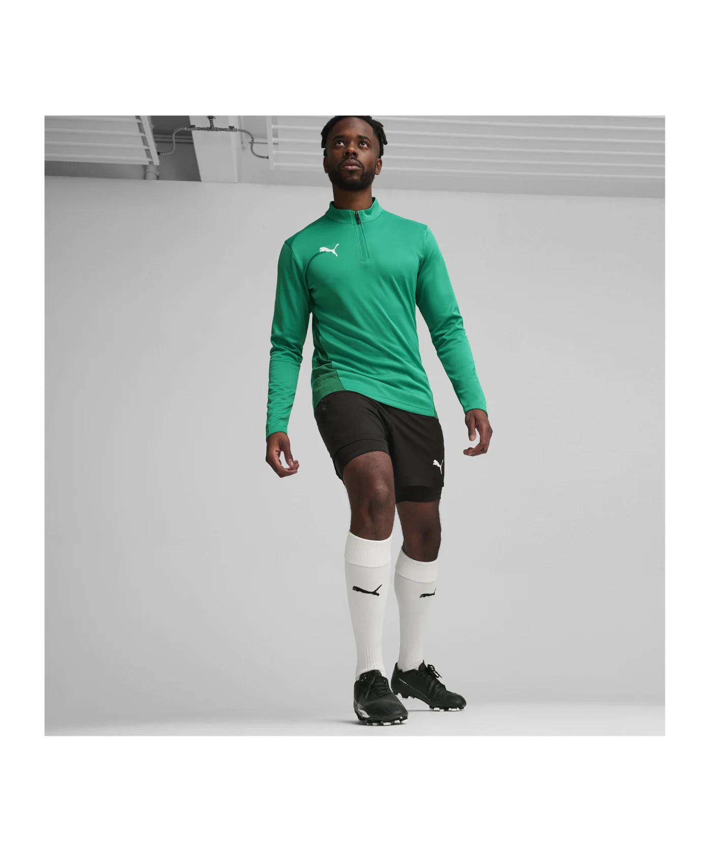 PUMA teamGOAL Training 1/4 Zip Sweatshirt Grün F05