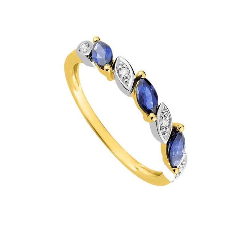 Bague femme - Saphir - Or 18 Carats