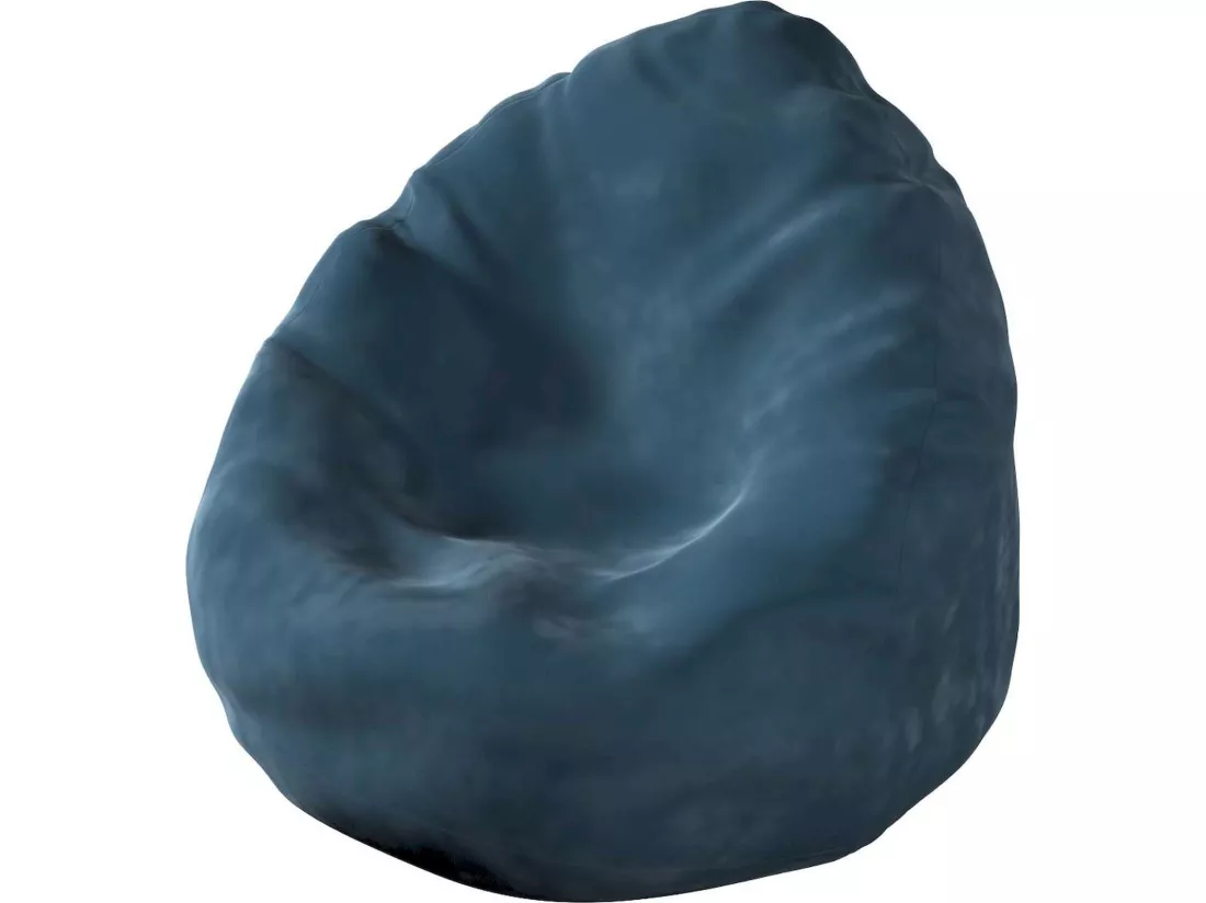 Pouf Sweet Drop Posh Velvet en velours - 80 x 80 x 115 cm