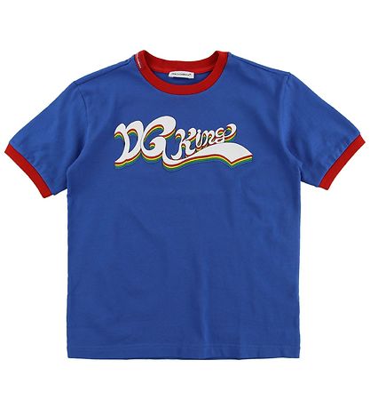 Dolce & Gabbana T-shirt - Superhero - Blå m. Print