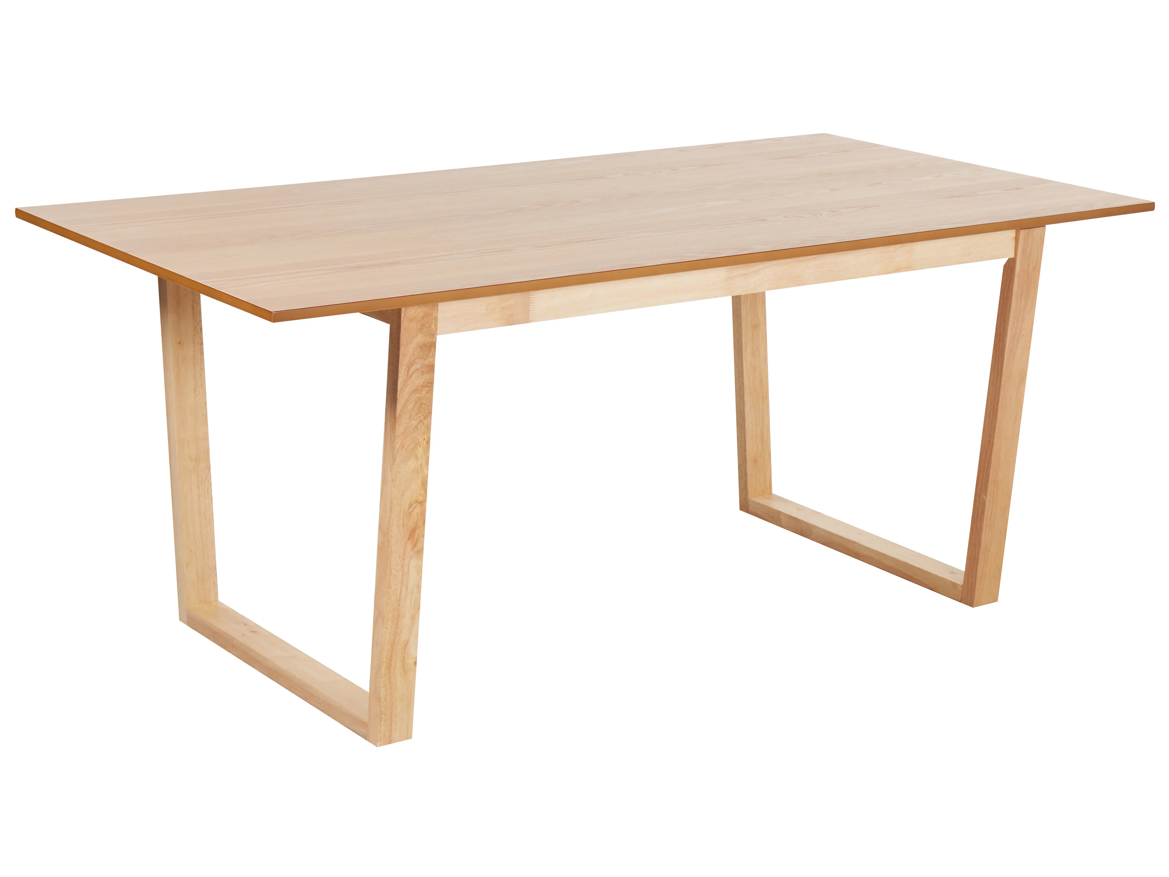 Eettafel CAMDEN Licht essenhout 95 cm 180 cm