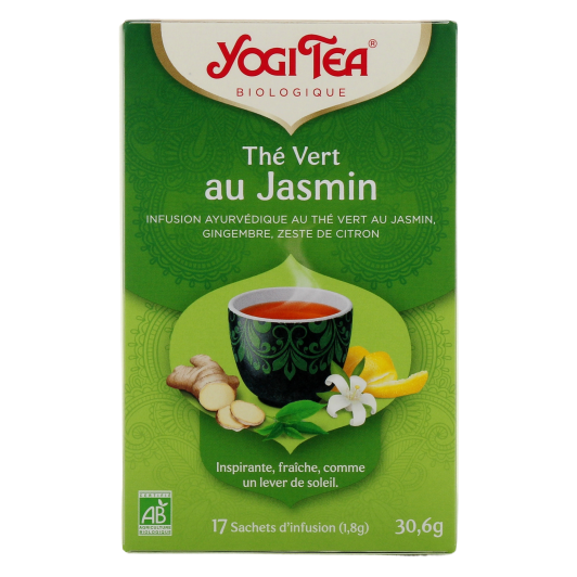 Thé vert au Jasmin Yogi Tea - 17 sachets