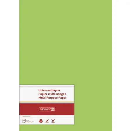 BRUNNEN Briefbogen, hellgrün, 160g/m², A4, 25 Bogen