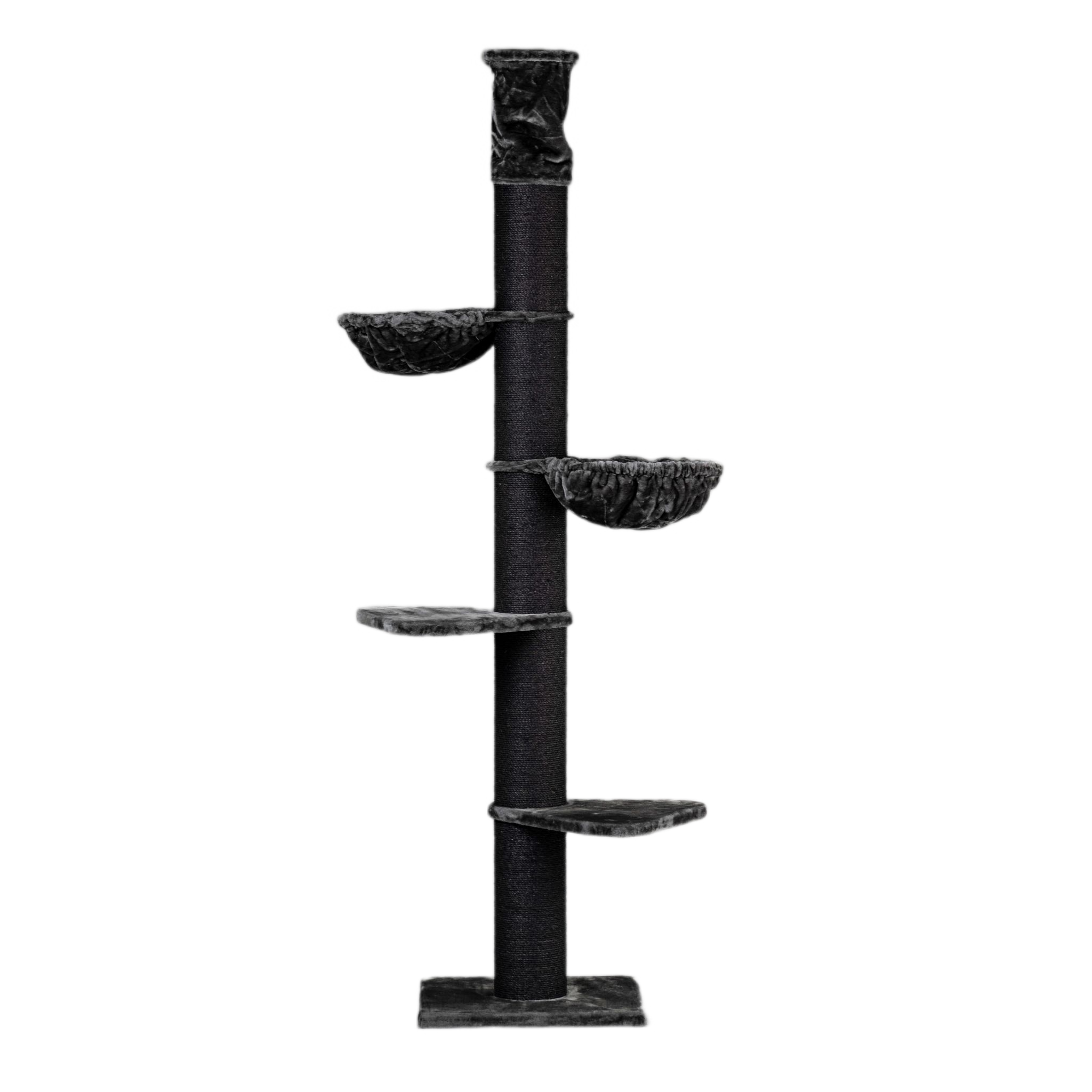 Arranhador para gatos Maine Coon Tower, Blackline Cinza Escuro