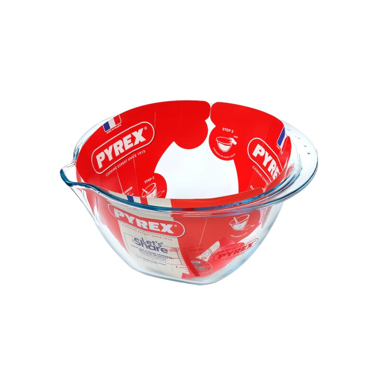 Pyrex Expert Skål 29 x 28 x 15 cm 4 liter Klar