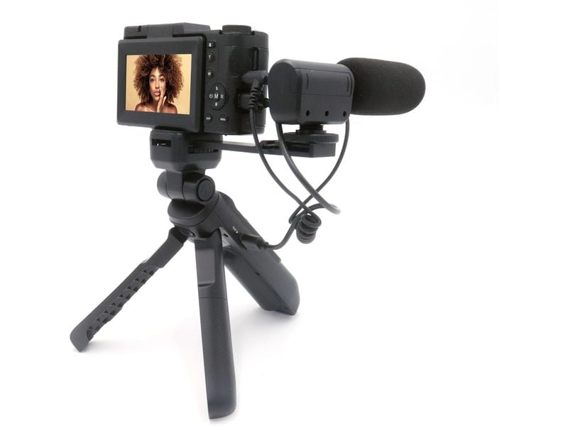 Agfa Fotokamera Realishot VLG4K-OPT Kompaktes Kamerapaket für Vlogging