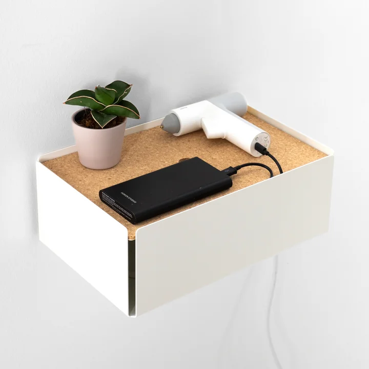 Konstantin Slawinski - Charge-Box, weiss / Filz rot