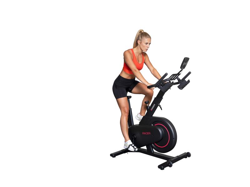 HAMMER Indoor Bike Speed Race Indoor Speed Bike mit Trainingscomputer für dynamisches Ausdauertraining