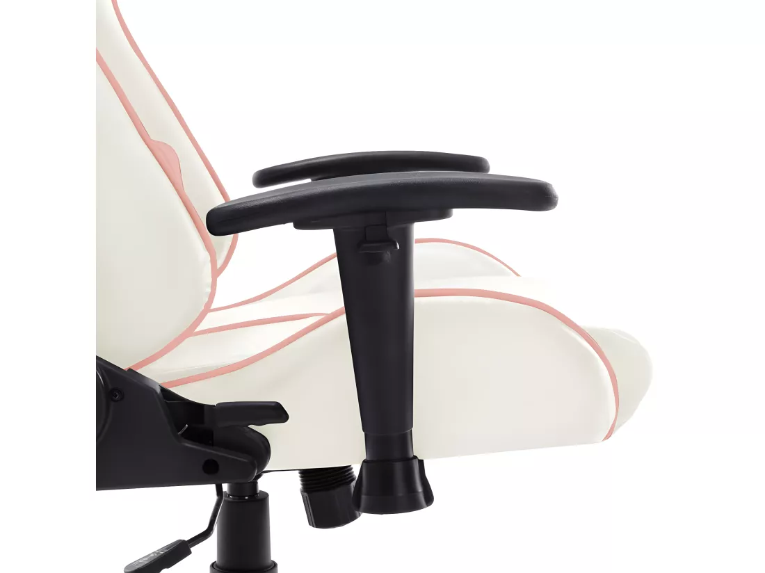 Chaise de jeu Blanc et rose Cuir artificiel