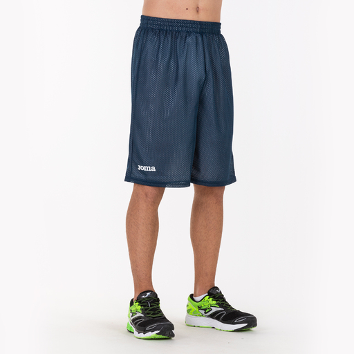 Shorts Joma Rookie Azul Marinho e Branco