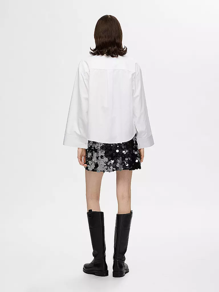 SELECTED FEMME Minirock SLFTANA silber