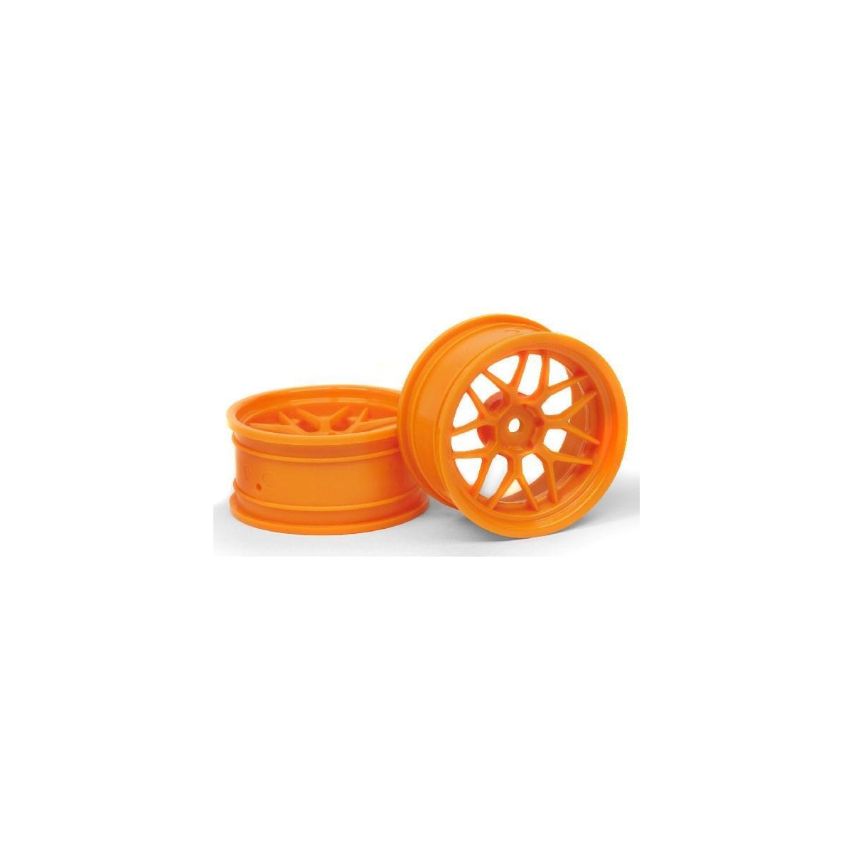 TECH 7 WHEEL ORANGE (6MM/2PCS)
