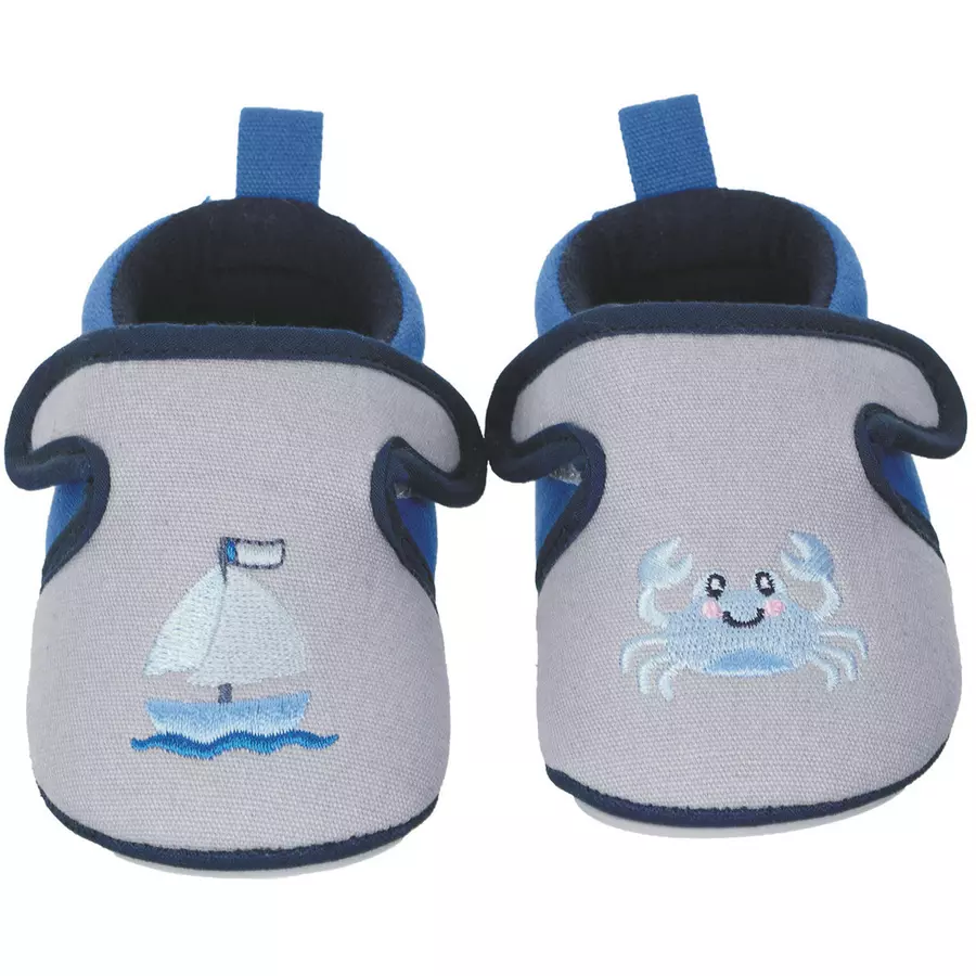 Sterntaler Baby-Krabbelschuh rauchgrau