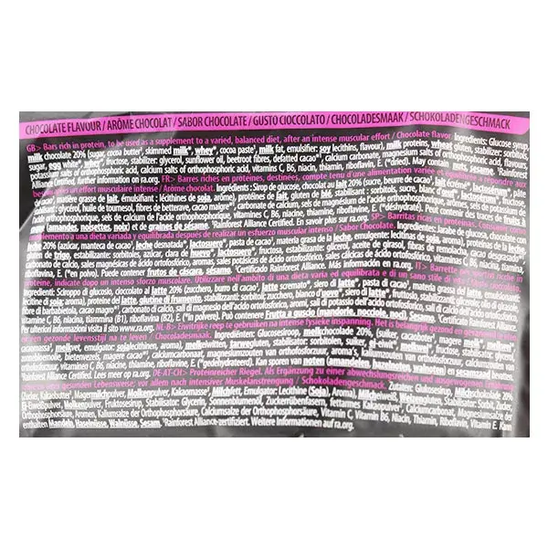 Barra energética Isostar Reload Sport sabor chocolate (3 unidades)