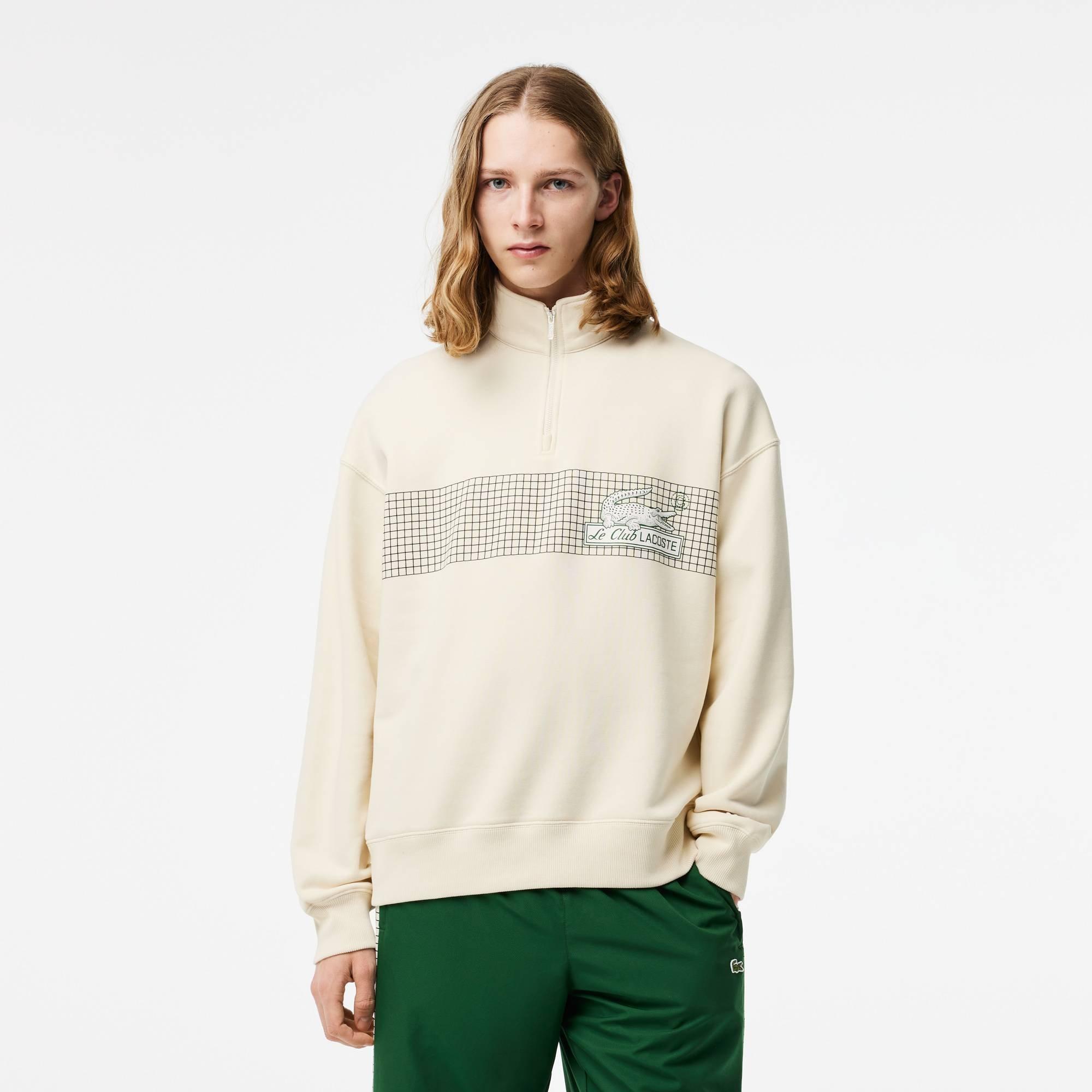 Lacoste Le Club Quarter Zip Pullover