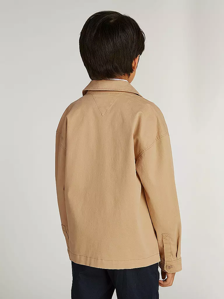 TOMMY HILFIGER Jungen Overshirt  beige